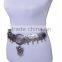 KUCHI Silver BELT Belly Dance TRIBAL Hip Skirt Waist chain Ethnic Gypsy Ats boho