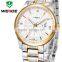 HOT SELLING!China Brand WEIDE Luxury Rose Gold Full Steel Waterproof Quartz Sports Men Watch 93005GG