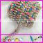 artificial colored rhinestone trimming bicycle plastic chain with crystal in roll for clothes ,Shoes,handbag,Bracelet decoration