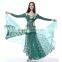 Wuchieal New design Sexy Women Lace and Silk Satin Belly Dance Dress
