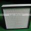 High efficiency H13 Hepa Filter/Mini-Pleat Panel Air Filter