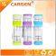 Custom logo wholesale 330ml double wall glass water bottle for tea