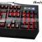 USB Wired colored Backlit Gaming keyboard manufacturing companies