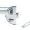 GL-04LD Double glass door locks handles, sliding glass door security lock clamp , square frameless glass door door lock