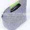 nesting plastic bento lunch box with lock with felt cooler bag