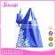 210D polyester foldable shopping bag for supermarket