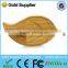 Tree Leafs 1GB 2GB 4GB 8GB Wood Material Mini Pen Drive with Crystal Case