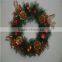 Unique design Christmas wreath with ball Christmas ornament