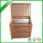 Nature bamboo laudry storage cabinet for bathroom