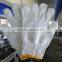 string knitted poly cotton gloves, white cotton hand gloves, cheap hand gloves, safety work gloves/guantes de algodon 081