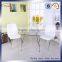 New Design Square Two Layers Clear Glass Dining Table DT-0008