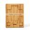 Wholesale Bamboo Mobile Phone Stand Wood Stand for iPad with 4 Hidden Slots