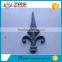 New products wrought iron leaf and flower for ornament decoration