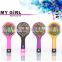 MY GIRL new personalize hair brush hot sale professional hair brush with mirror