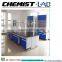 Modern Design All Steel Cental Dental Lab Wall Work Bench With Double Glass Door Overhead Cabinet