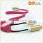 Hot sale solid color zipper usb cable 2 in 1 usb cable for laptop