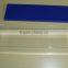 Custom rectangle clear acrylic box with blue lid made in China Guangzhou OEM acrylic factory