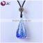 2016 wholesale simple ladies aromatherapy essential oil diffuser glass bottle pendant necklace
