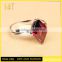 Jingli Jewelry Hot Sale Ruby Silver Ring (YJ-818)