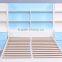 High Quality Bed With Bookshelf And Night Stand