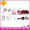 Cute plastic princess dolls for dress-up game