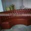 Restaurant round leather booth sofa seating design