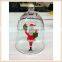 mini glass dome with base glass bell cloche