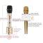 Unique style quality handheld wireless bluetooth microphone speaker for KTV with mini size
