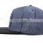 New Fashion Cheap Hip Hop High Quality Blue Hat Acrylic Plain Cap Custom Embrpidery Adult Snapback Cap