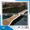 HDG Steel Marina Pontoon Dock Floating Finger with Hardwood Decking