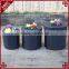 Greening decoration round resin rattan planter box outdoor flower pots garden