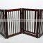 new design foldable wooden pet gate dog fence