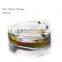 Manufactory Supply Glass Ashtray With Print Logo Round Ashtray