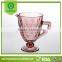 42oz bluepueple crystal diamond desigh glass decanter with the handle