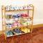 hot sale folding natural wood shoe rack