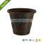 Decorative biodegradable paper flower pot/UV protective