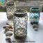 sea foam sea glass bottles Sea Glass Mason Jar Light