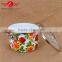 Hot Sale New Design Enamel / Ceramic 24cm Cookware Pot Set/ Deep Soup Pot Stock Pot