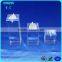 Star shape crystal clear acrylic block display for jewelry,acrylic finger ring display