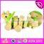 2015 Promotional toy Funny Kids Pull line dog toys,Wooden children pull string toy,High quality wooden pull animal toy W05B100