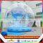 New finished inflatable human size snow globe with factory price
