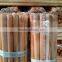 Varnished wooden broom handle with size of 120*2.2cm