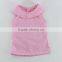 Boutique Baby Tie T-shirt Short Sleeve Cotton T-shirt Girls T-shirt Pink