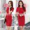 New season fashion clothing factory short sleeve fancy new model casual dress for ladies
