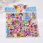 Chilren carton sticker education sticker 3D pop-up sticker cute replacement sticker girl's DIY stickers