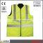 Security hi-viz en471 standard reflecting safety hi vis vest