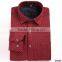 2016 the latest design 100% check casual dress dot printed shirt for men