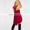Wholesale Wine Red Hand Work Dress