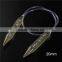 New Arrival Transparent Acrylic Glitter 20mm Big Size Circular Knitting Needle