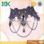 Black Lace Pearl Necklace European American Retro Jewelry Inlaid With Precious Stones Fake Collar Lace Chokers for Women